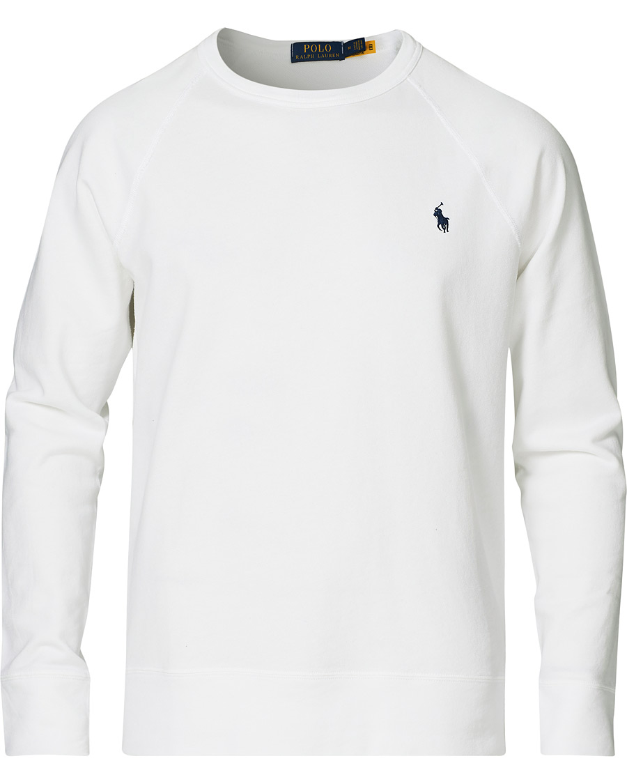 Herr | Tröjor | Polo Ralph Lauren | Spa Terry Sweatshirt White