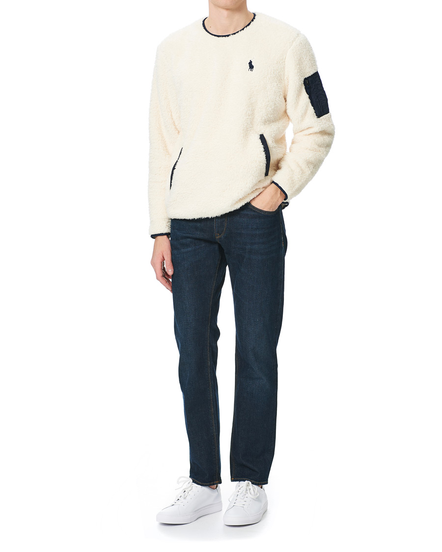 Herr | Tröjor | Polo Ralph Lauren | Curly Sherpa Sweater Winter Cream