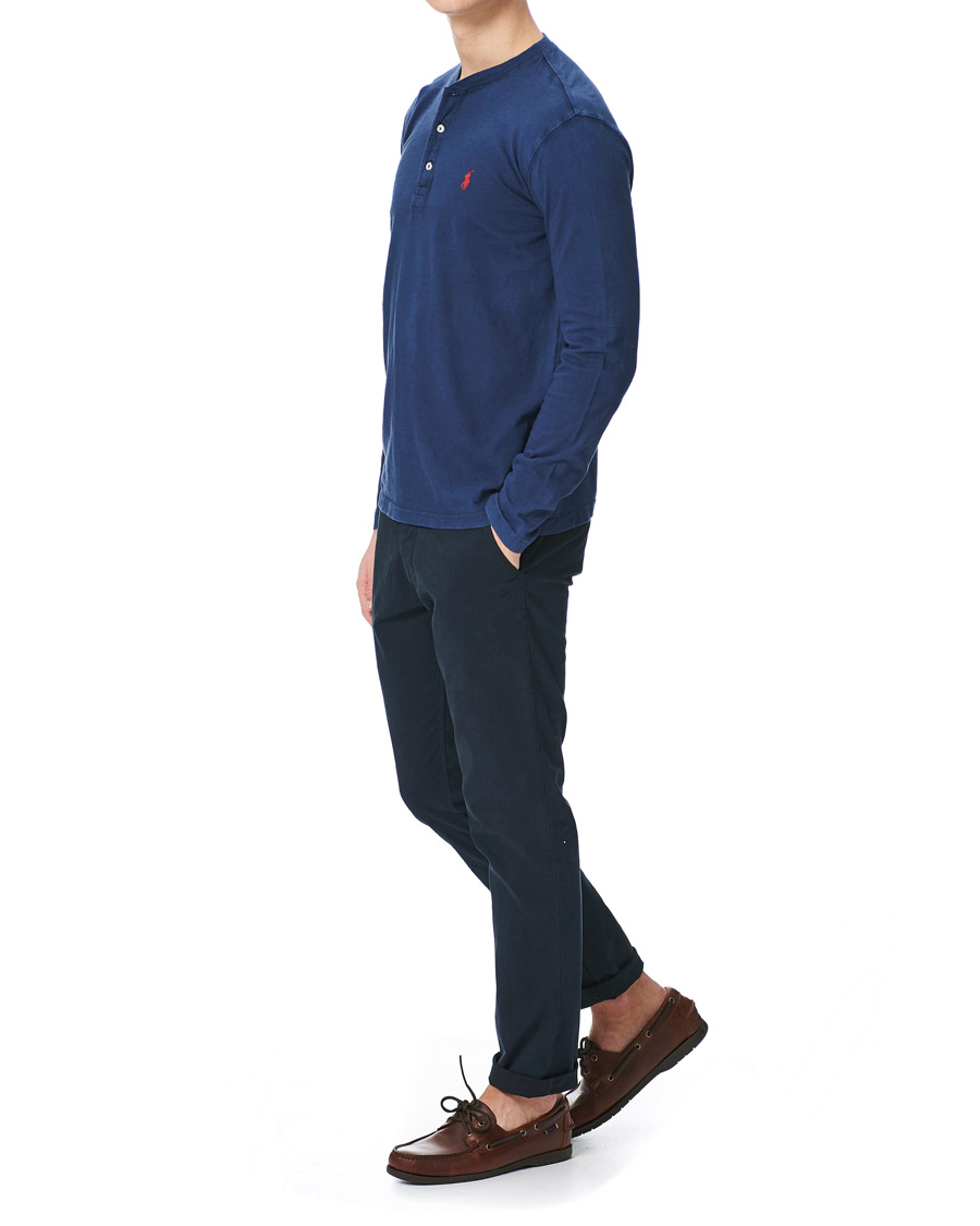 Herr | Tröjor | Polo Ralph Lauren | Slub Jersey Henley Cruise Navy