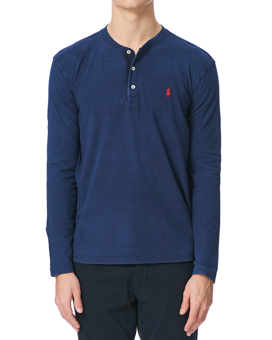 Herr | Tröjor | Polo Ralph Lauren | Slub Jersey Henley Cruise Navy