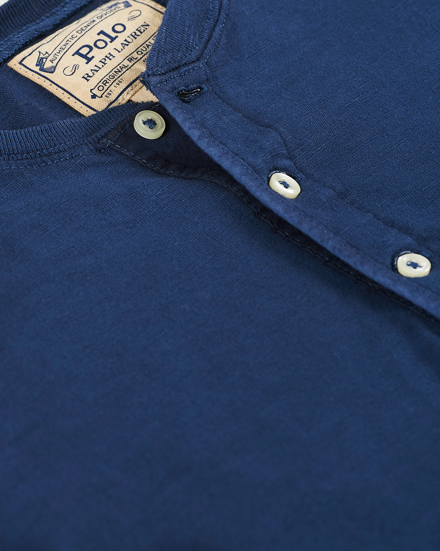 Herr | Tröjor | Polo Ralph Lauren | Slub Jersey Henley Cruise Navy