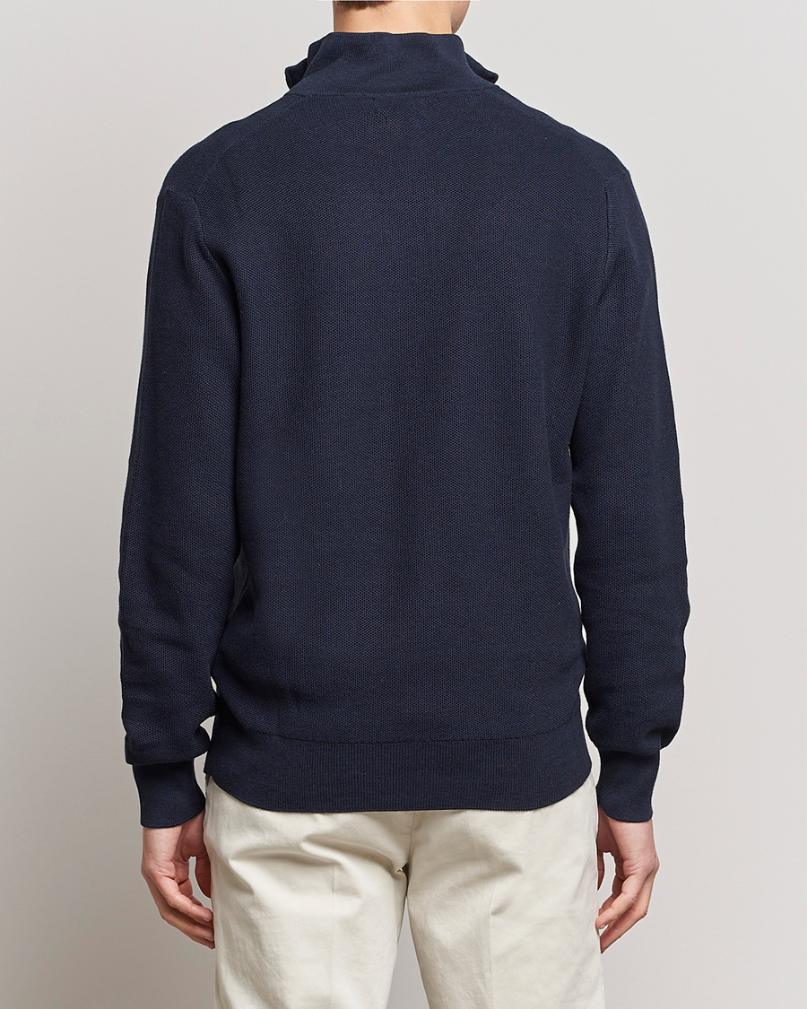 Herr | Tröjor | Polo Ralph Lauren | Textured Half-Zip Navy Heather