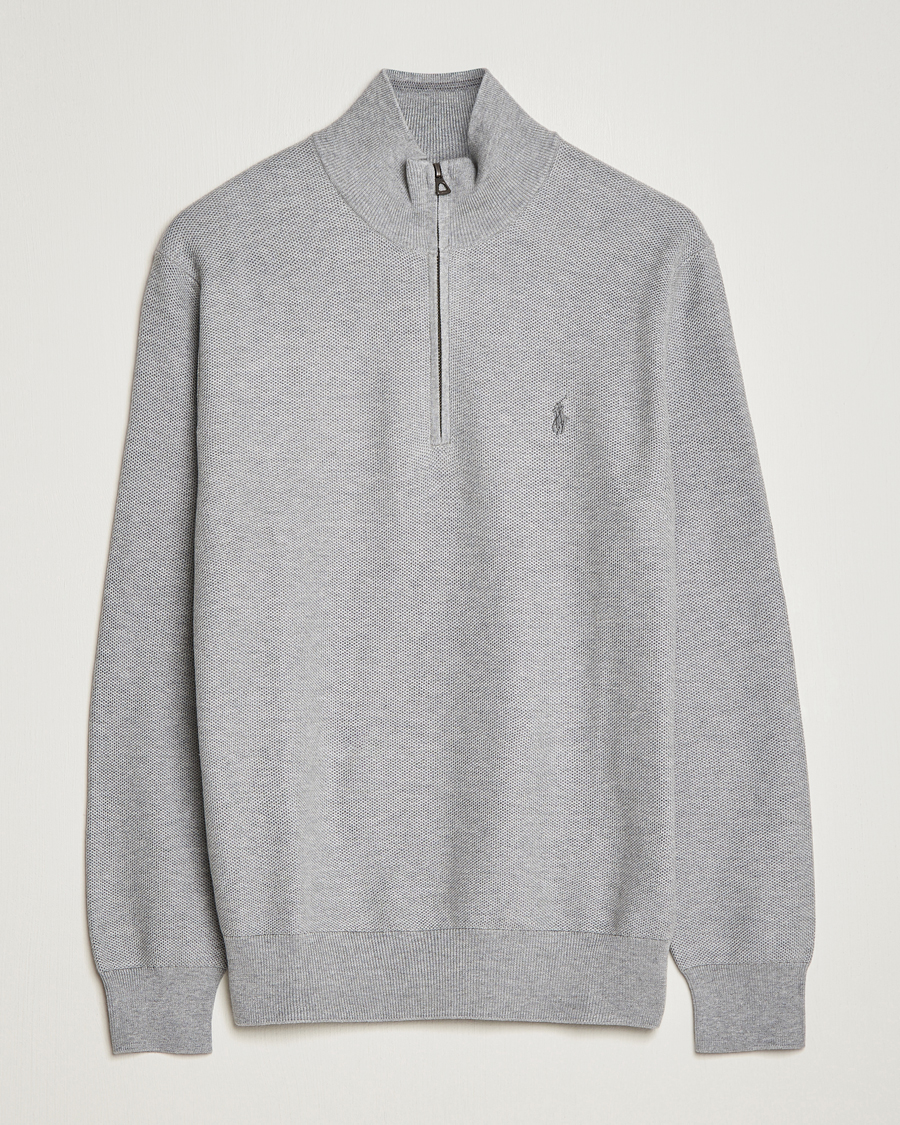 Herr | Tröjor | Polo Ralph Lauren | Textured Half-Zip Andover Heather