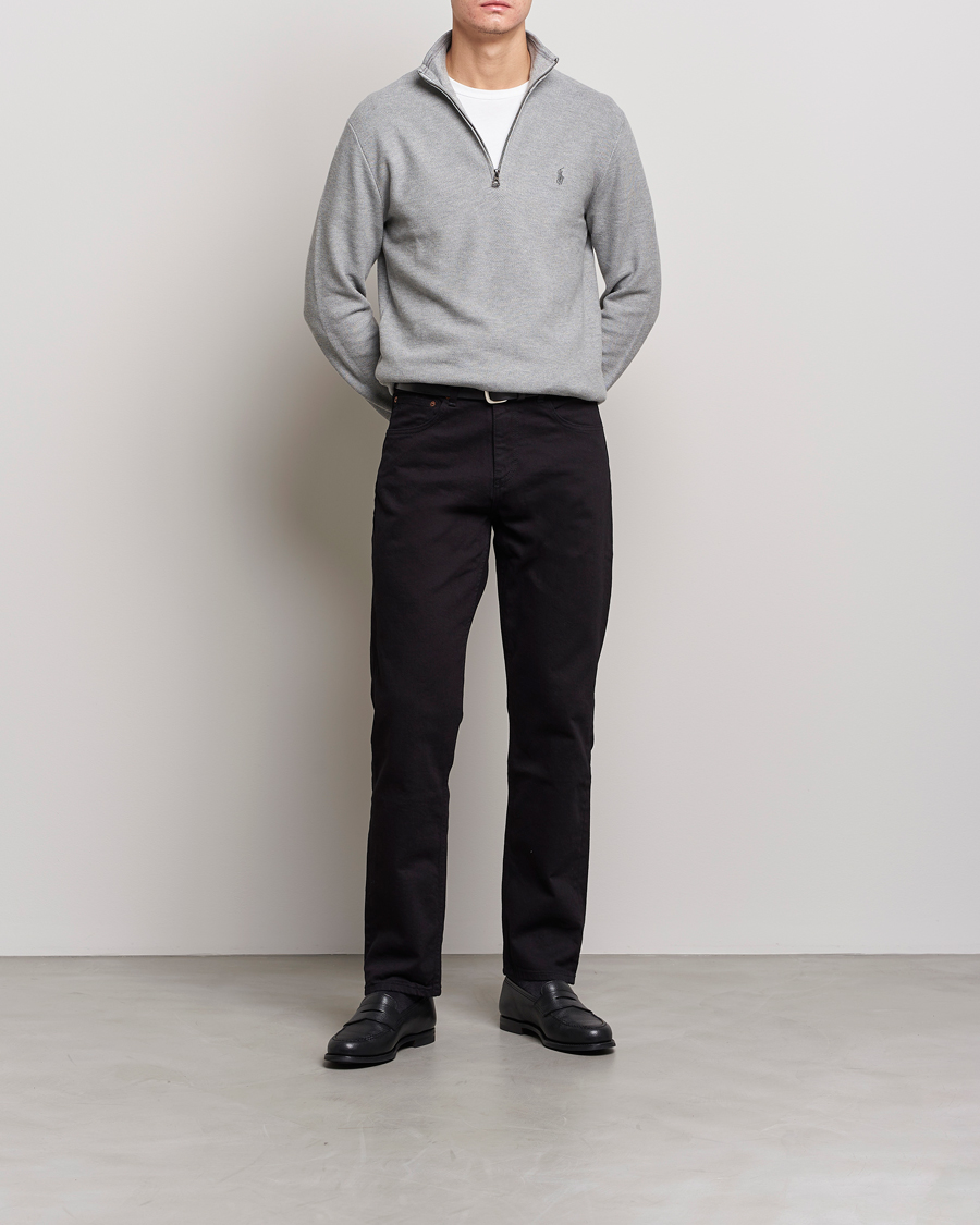Herr | Tröjor | Polo Ralph Lauren | Textured Half-Zip Andover Heather