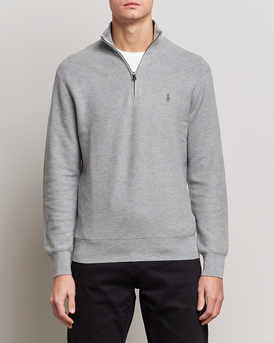 Herr | Tröjor | Polo Ralph Lauren | Textured Half-Zip Andover Heather