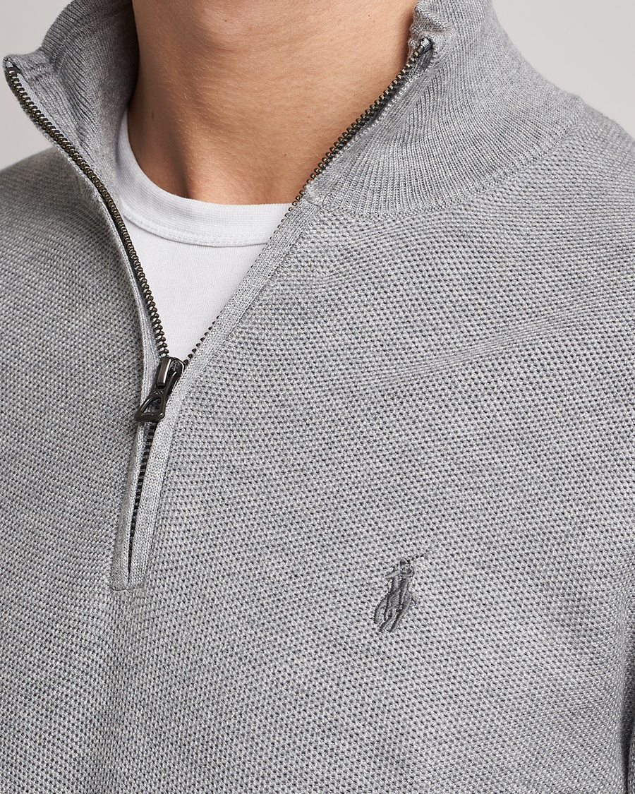Herr | Tröjor | Polo Ralph Lauren | Textured Half-Zip Andover Heather