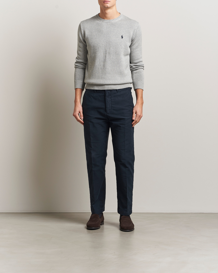 Herr | Tröjor | Polo Ralph Lauren | Cotton Crew Neck Sweater Andover Heather