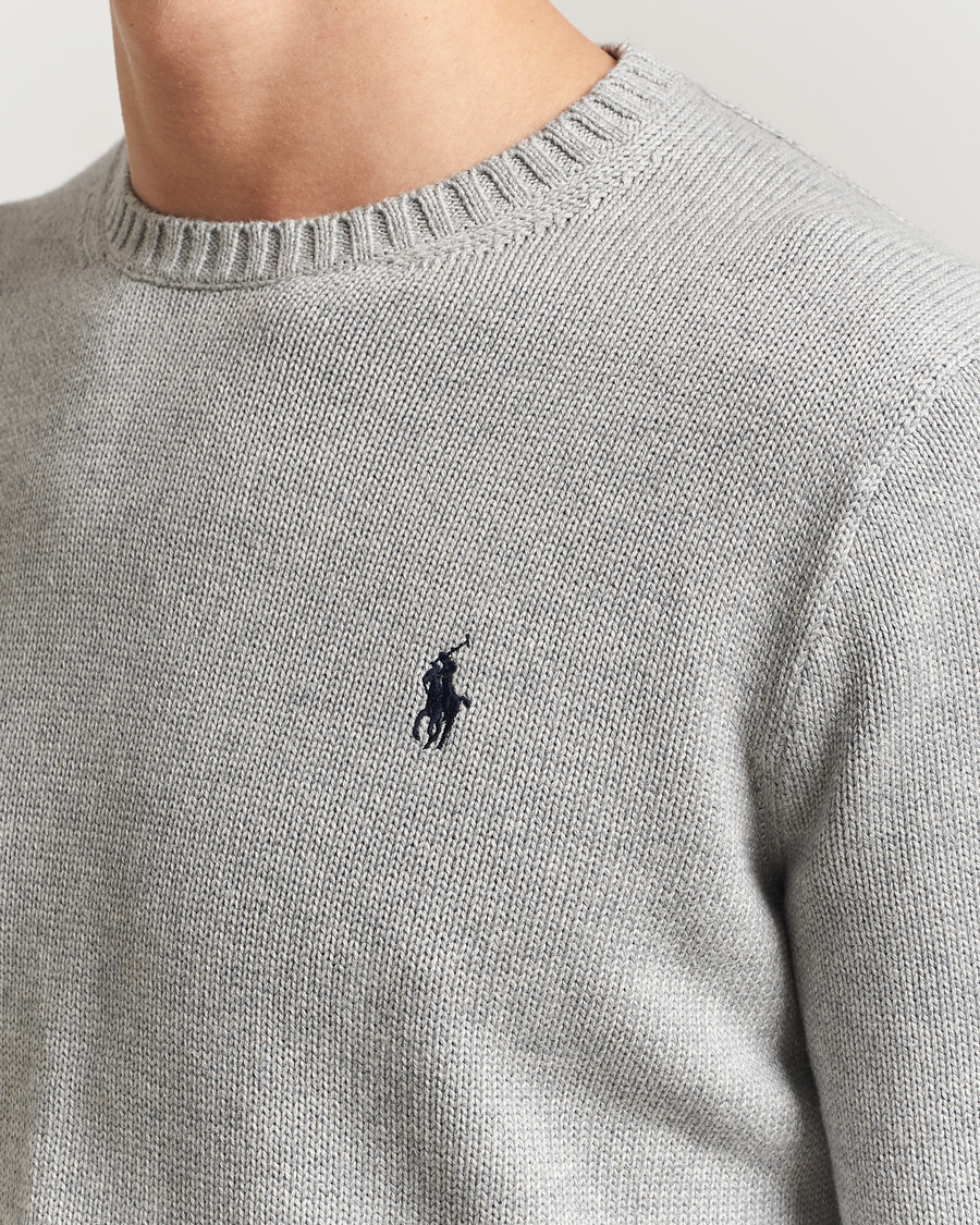 Herr | Tröjor | Polo Ralph Lauren | Cotton Crew Neck Sweater Andover Heather