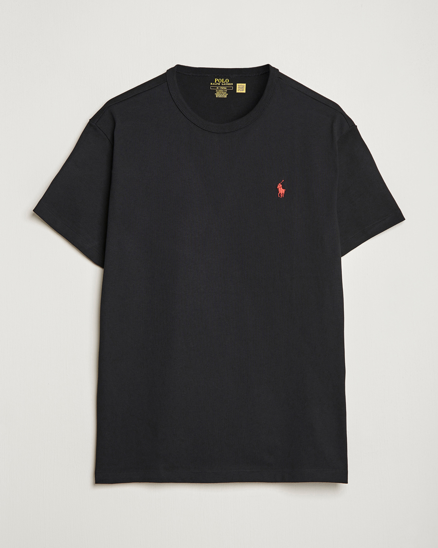 Herr | T-Shirts | Polo Ralph Lauren | Heavyweight Crew Neck T-Shirt Black