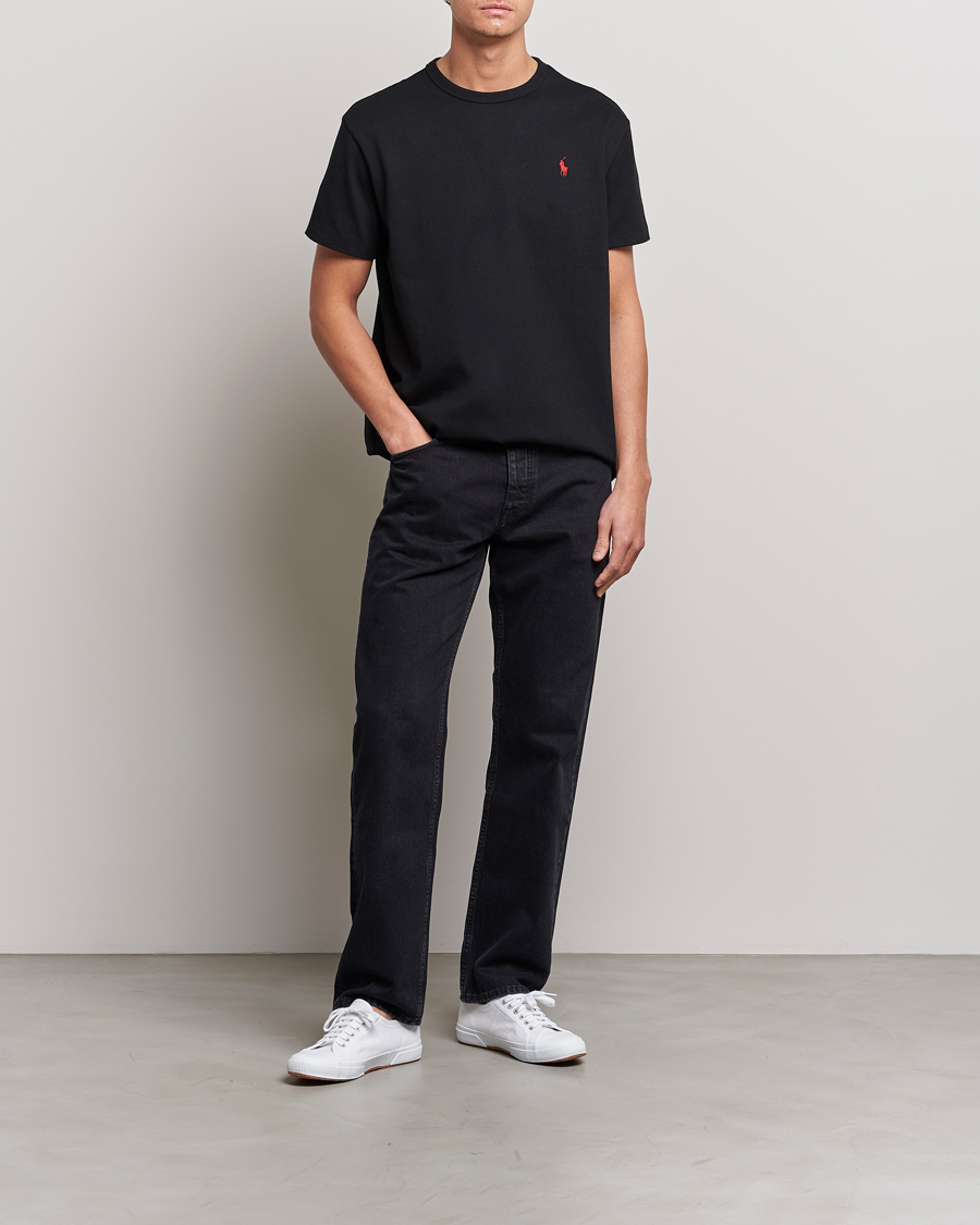 Herr | T-Shirts | Polo Ralph Lauren | Heavyweight Crew Neck T-Shirt Black