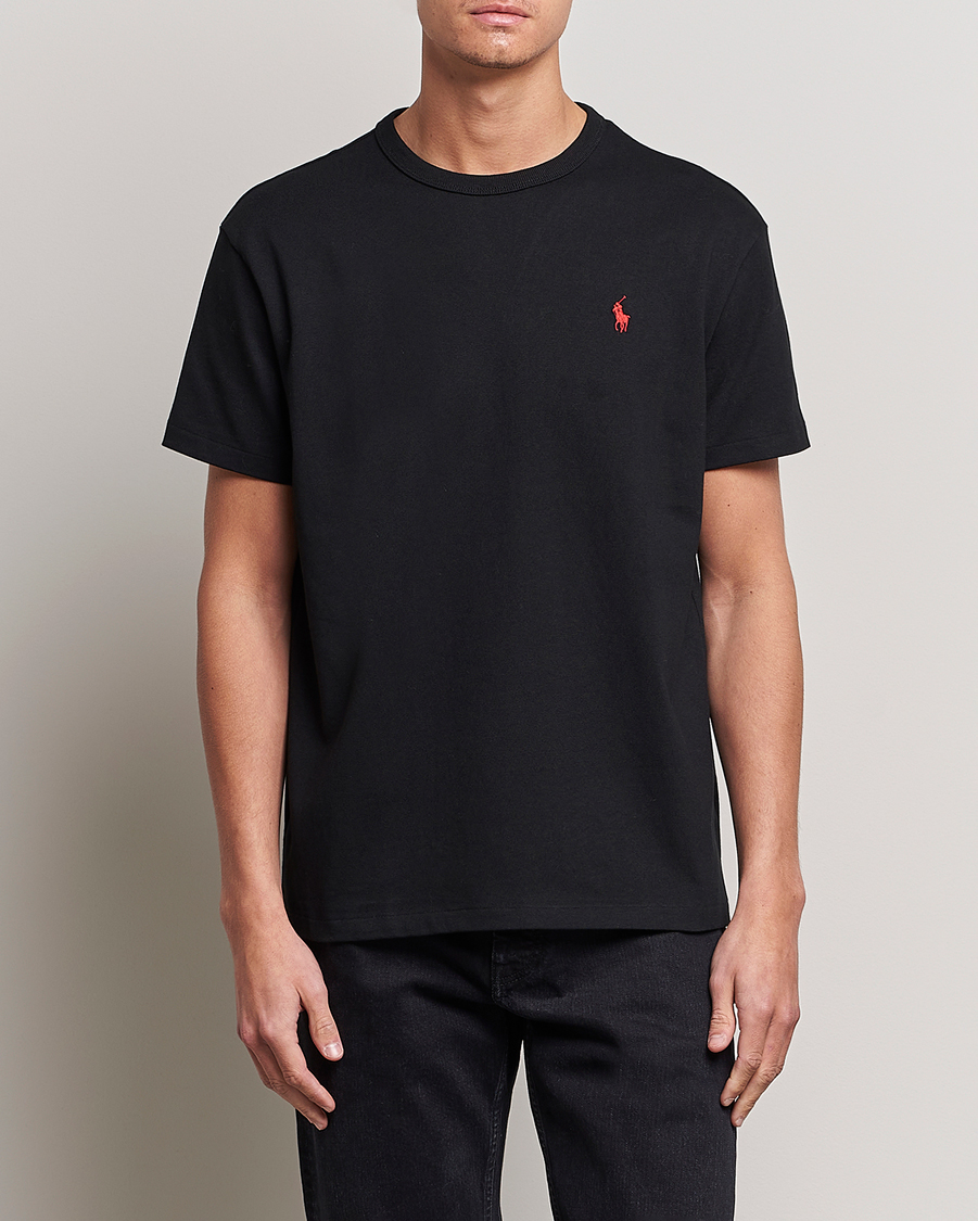 Herr | Svarta t-shirts | Polo Ralph Lauren | Heavyweight Crew Neck T-Shirt Black