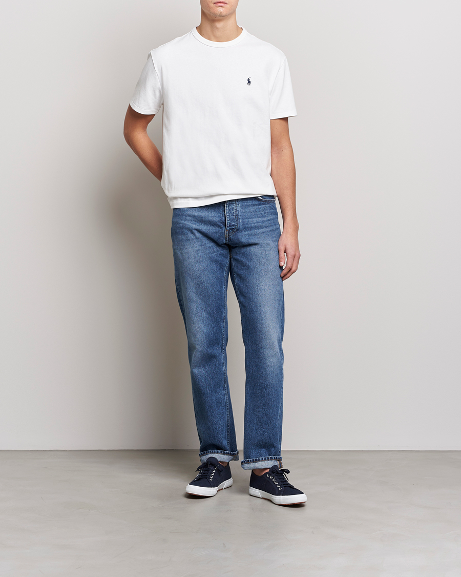 Herr | T-Shirts | Polo Ralph Lauren | Heavyweight Crew Neck T-Shirt White