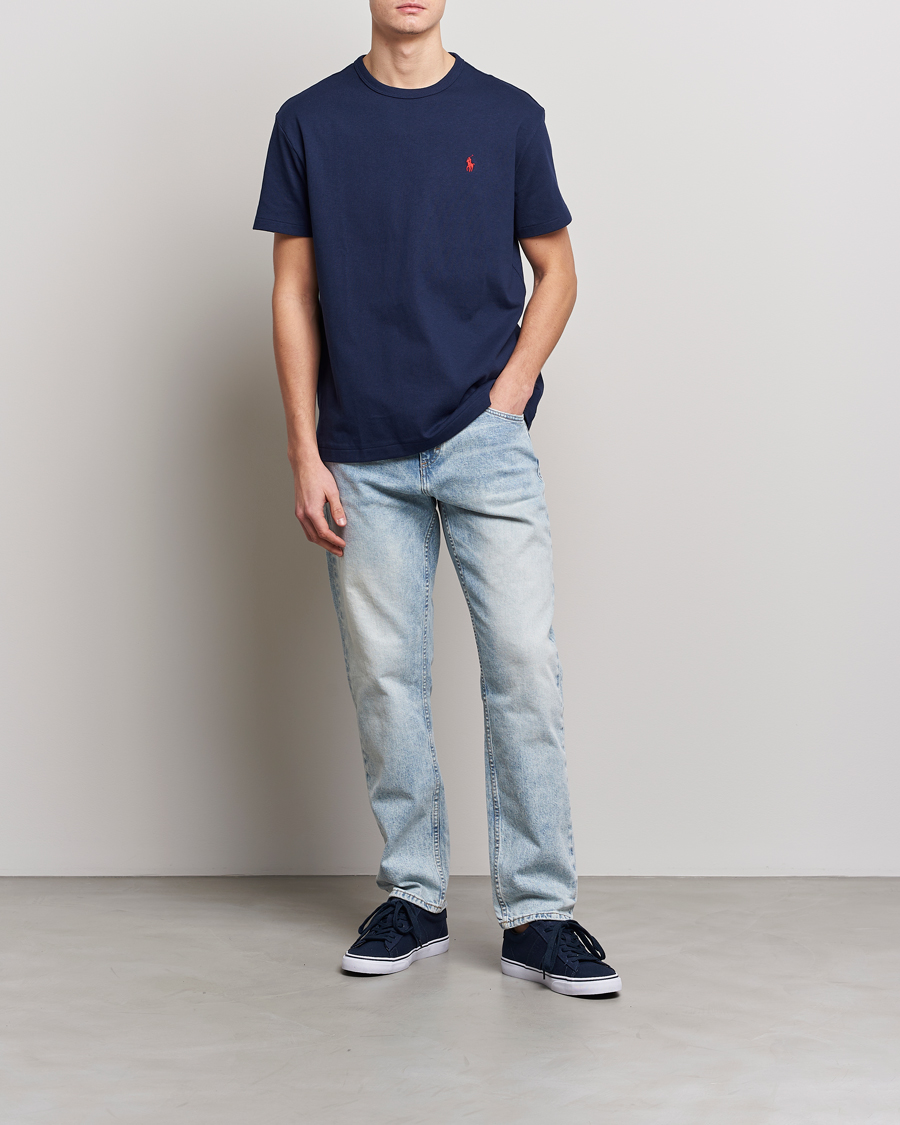 Herr | T-Shirts | Polo Ralph Lauren | Heavyweight Crew Neck T-Shirt Newport Navy