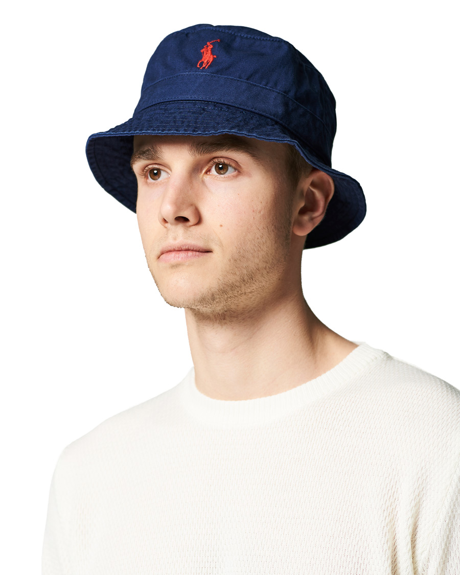 Herr | Polo Ralph Lauren Bucket Hat Navy | Polo Ralph Lauren | Bucket Hat Navy