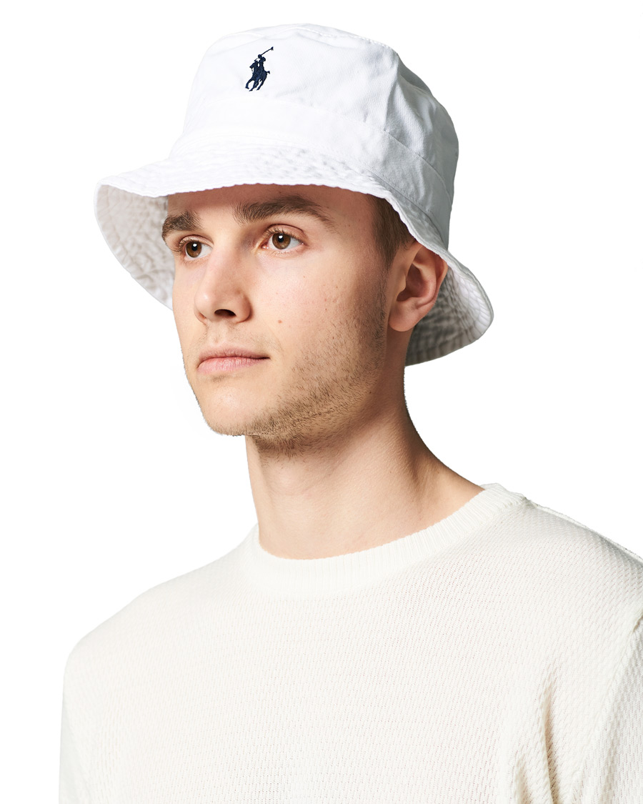 Herr | Polo Ralph Lauren Bucket Hat White | Polo Ralph Lauren | Bucket Hat White