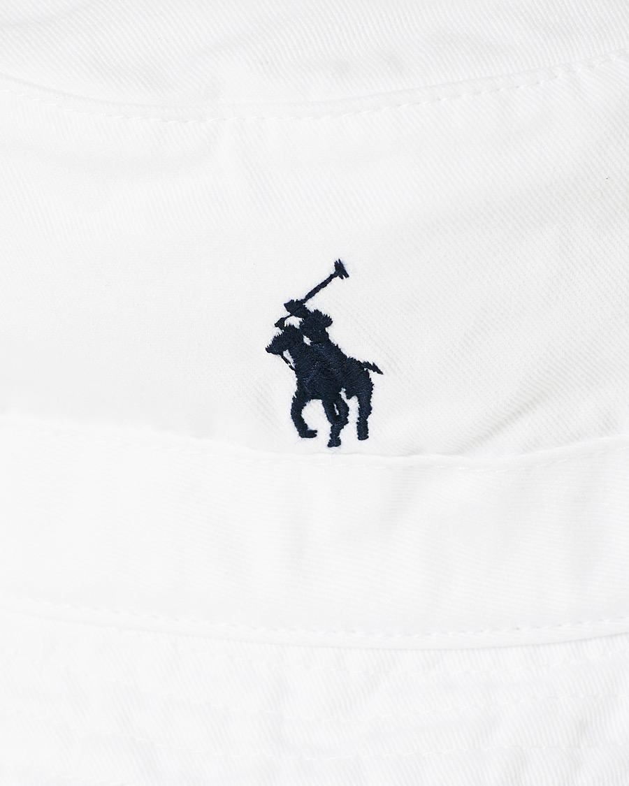 Herr | Polo Ralph Lauren Bucket Hat White | Polo Ralph Lauren | Bucket Hat White