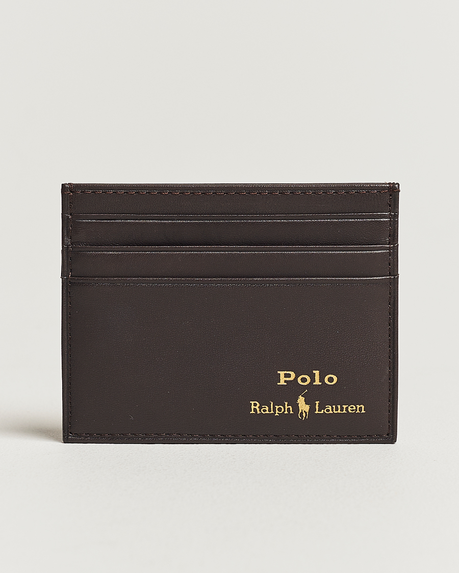 Herr | Plånböcker | Polo Ralph Lauren | Leather Credit Card Holder Brown