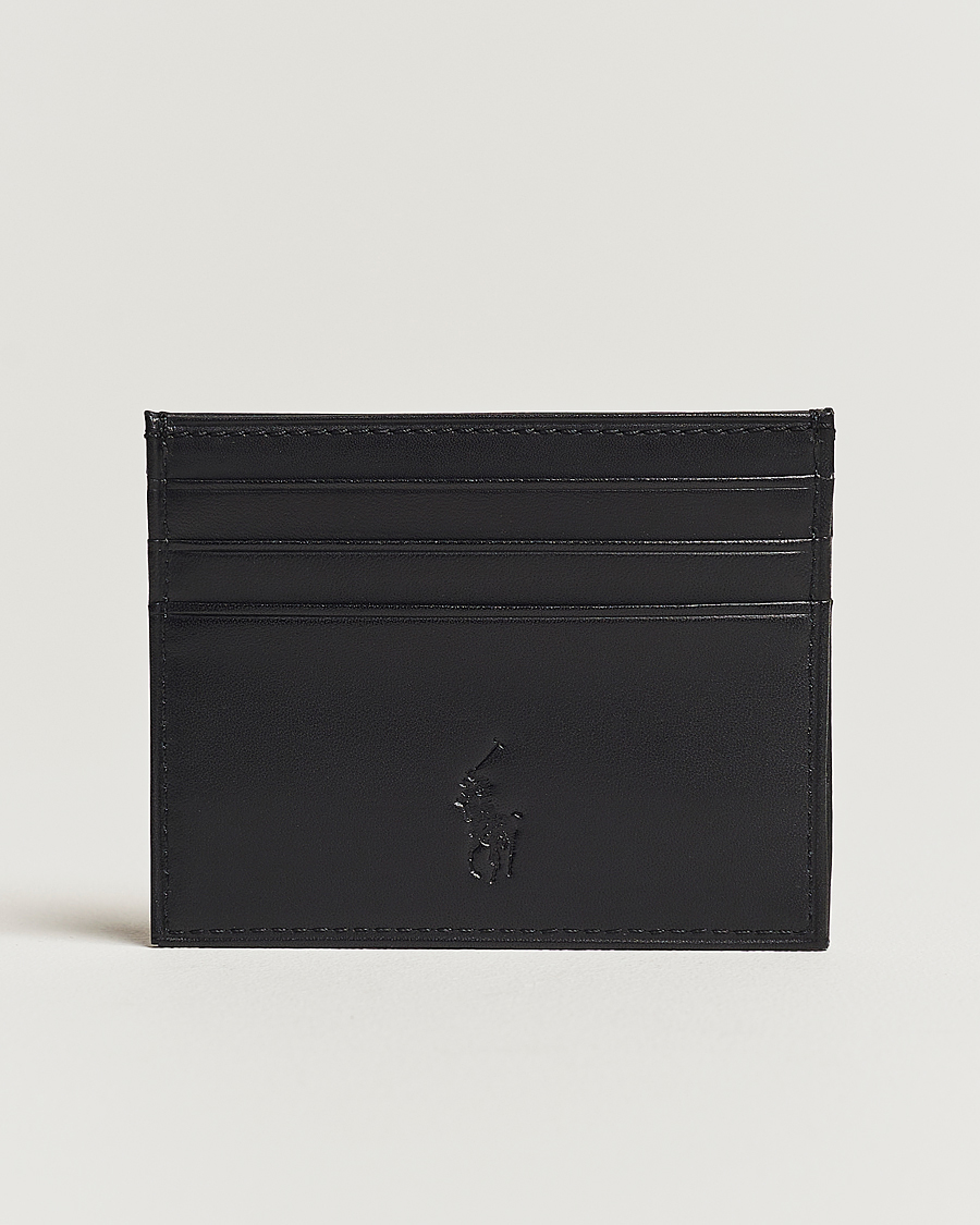 Herr | Plånböcker | Polo Ralph Lauren | Smooth Leather Credit Card Case Black