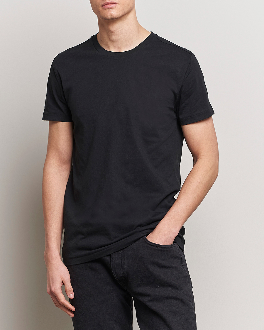 Herr | T-Shirts | Polo Ralph Lauren | 3-Pack Crew Neck T-shirt White/Black/Andover Heather