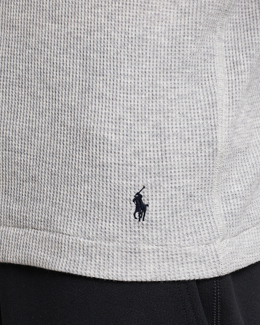 Herr | T-Shirts | Polo Ralph Lauren | Waffle Long Sleeve Crew Neck English Heather