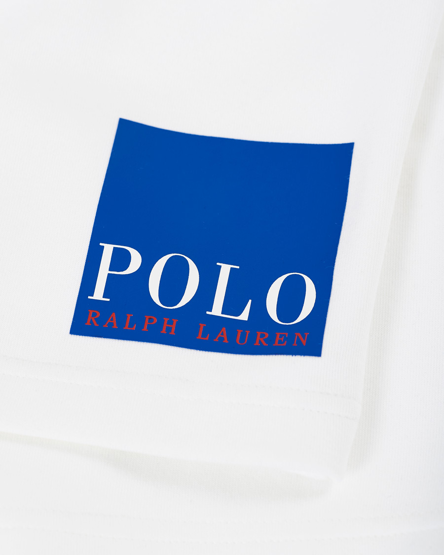 Herr | Shorts | Polo Ralph Lauren | Box Logo Sweatshorts White