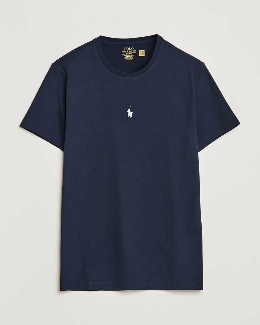 Herr | T-Shirts | Polo Ralph Lauren | Chest Crew Neck Tee Aviator Navy