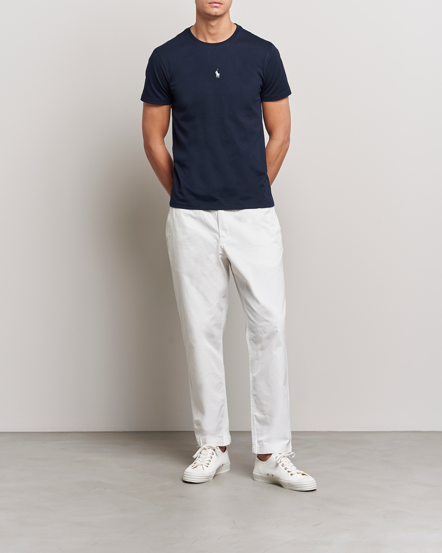 Herr | T-Shirts | Polo Ralph Lauren | Chest Crew Neck Tee Aviator Navy