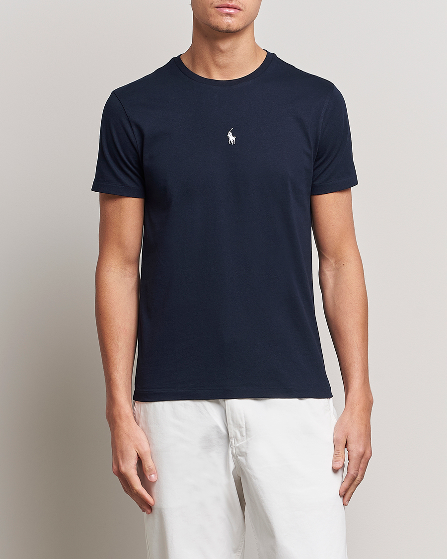 Herr | T-Shirts | Polo Ralph Lauren | Chest Crew Neck Tee Aviator Navy