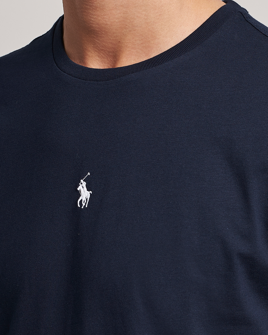 Herr | T-Shirts | Polo Ralph Lauren | Chest Crew Neck Tee Aviator Navy