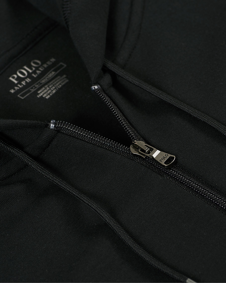 Herr | Tröjor | Polo Ralph Lauren | Box Logo Backprint Full Zip Hoodie Black