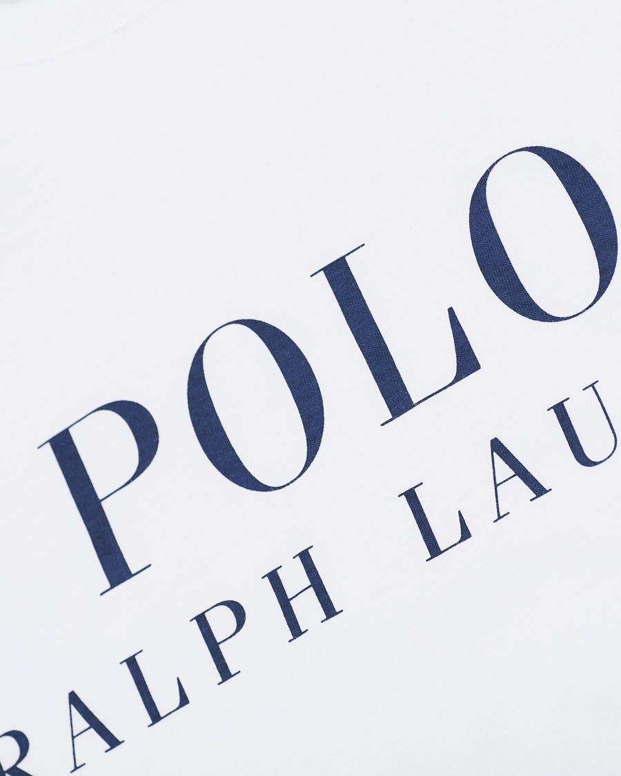 Herr | T-Shirts | Polo Ralph Lauren | Logo Crew Neck Tee White