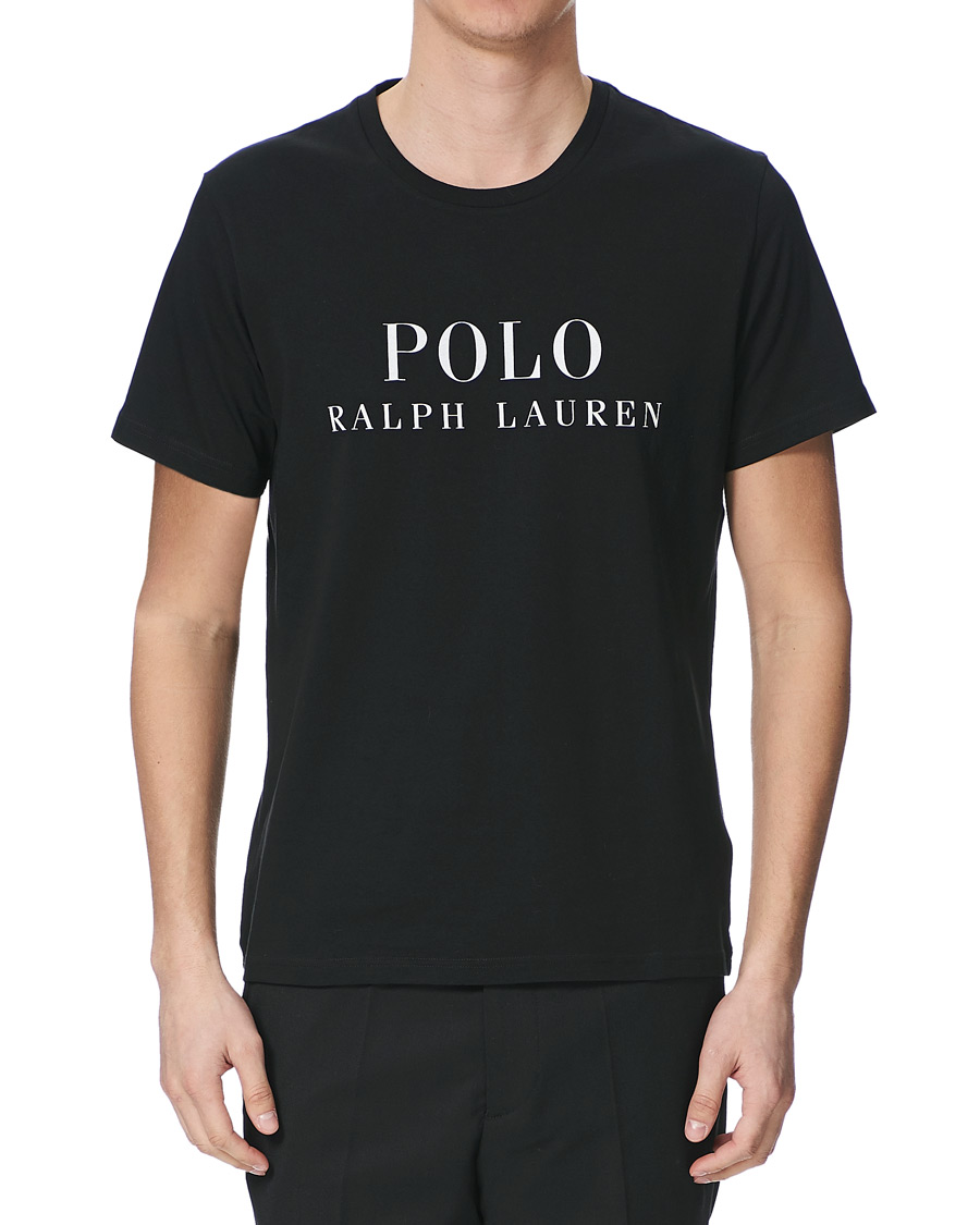 Herr | T-Shirts | Polo Ralph Lauren | Logo Crew Neck Tee Black