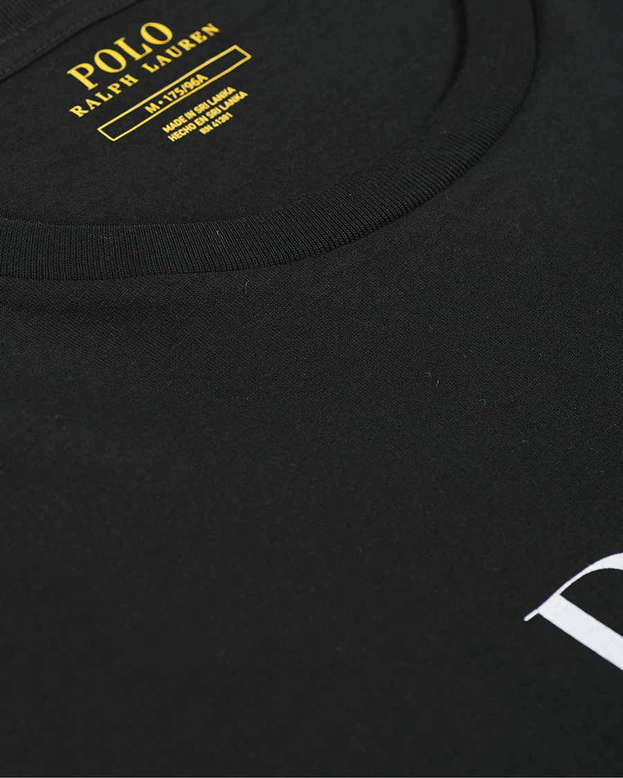 Herr | T-Shirts | Polo Ralph Lauren | Logo Crew Neck Tee Black