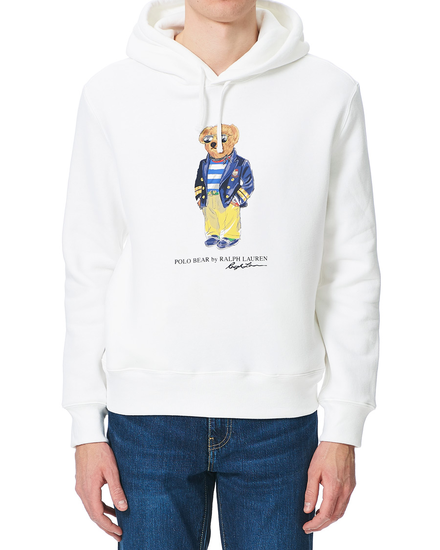 Herr | Tröjor | Polo Ralph Lauren | Bear Hoodie White