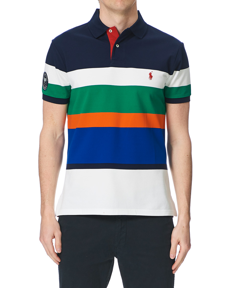 Herr | Pikéer | Polo Ralph Lauren | Wimbledon Custom Slim Fit Stretch Mesh Polo Multi