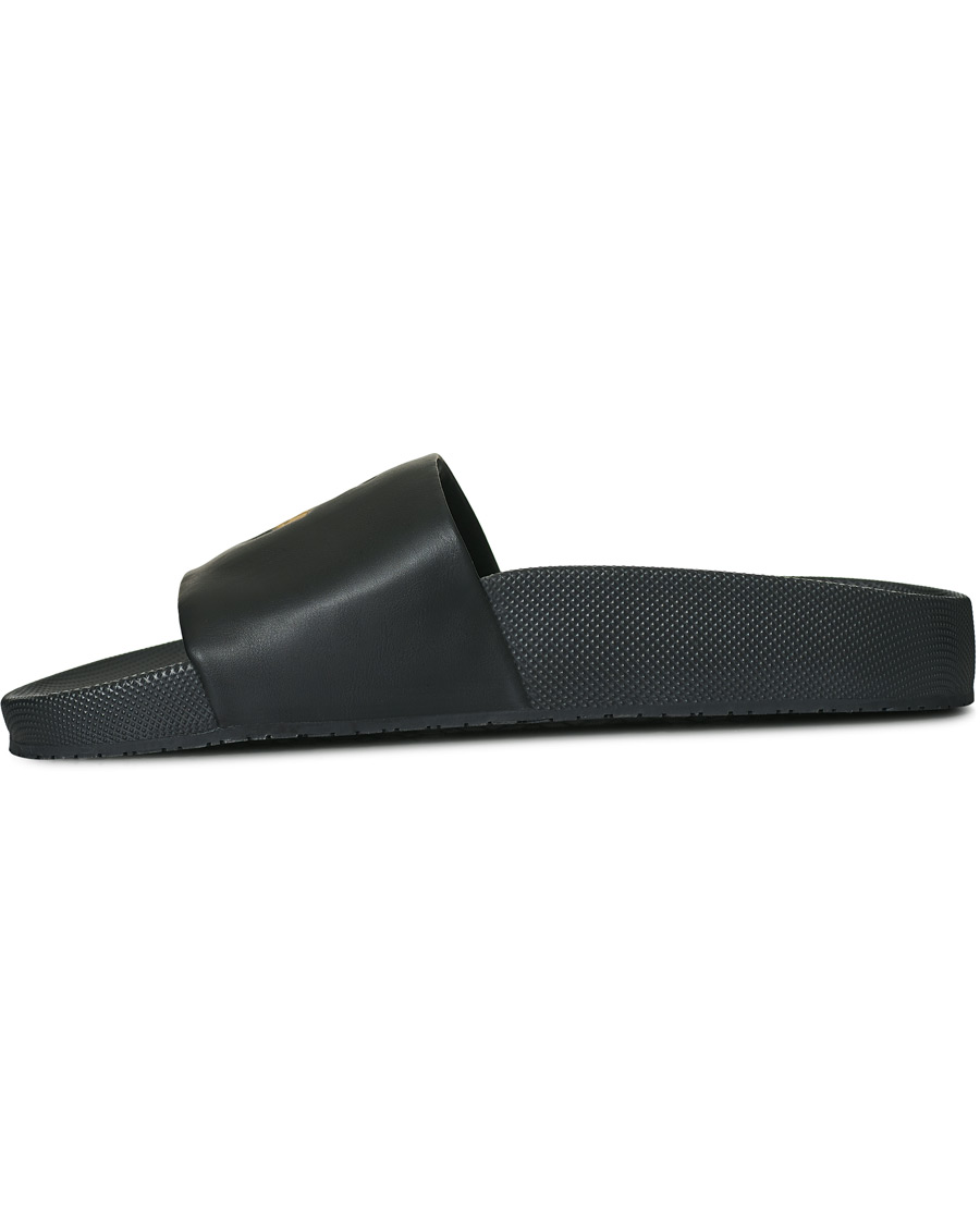 Herr | Polo Ralph Lauren Cayson Slides Black/Gold | Polo Ralph Lauren | Cayson Slides Black/Gold