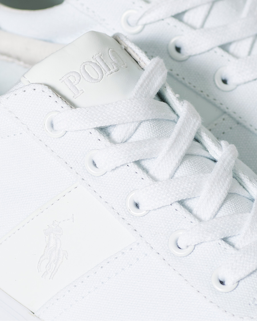 Herr | Polo Ralph Lauren Hanford Canvas Sneaker Pure White | Polo Ralph Lauren | Hanford Canvas Sneaker Pure White