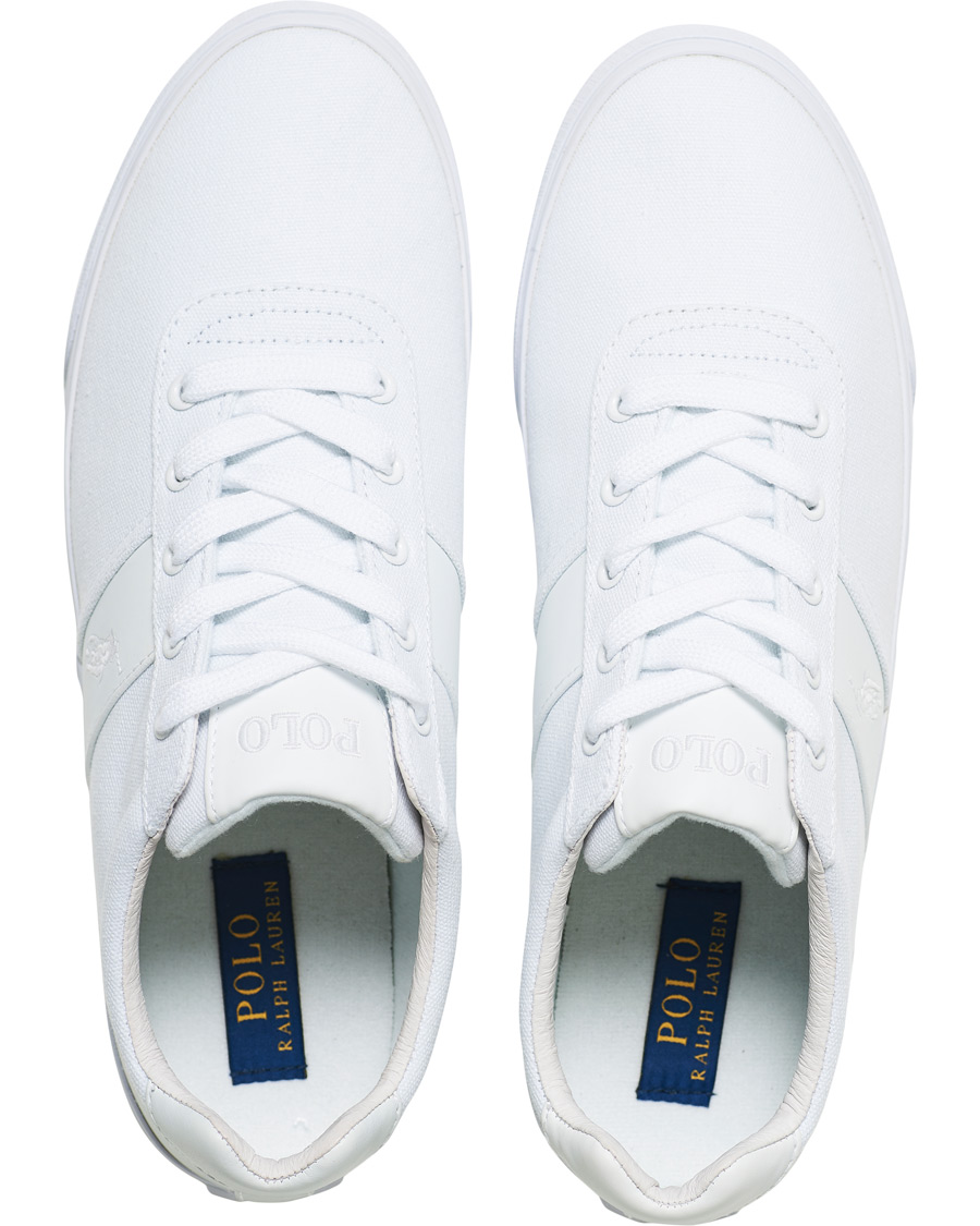 Herr | Polo Ralph Lauren Hanford Canvas Sneaker Pure White | Polo Ralph Lauren | Hanford Canvas Sneaker Pure White