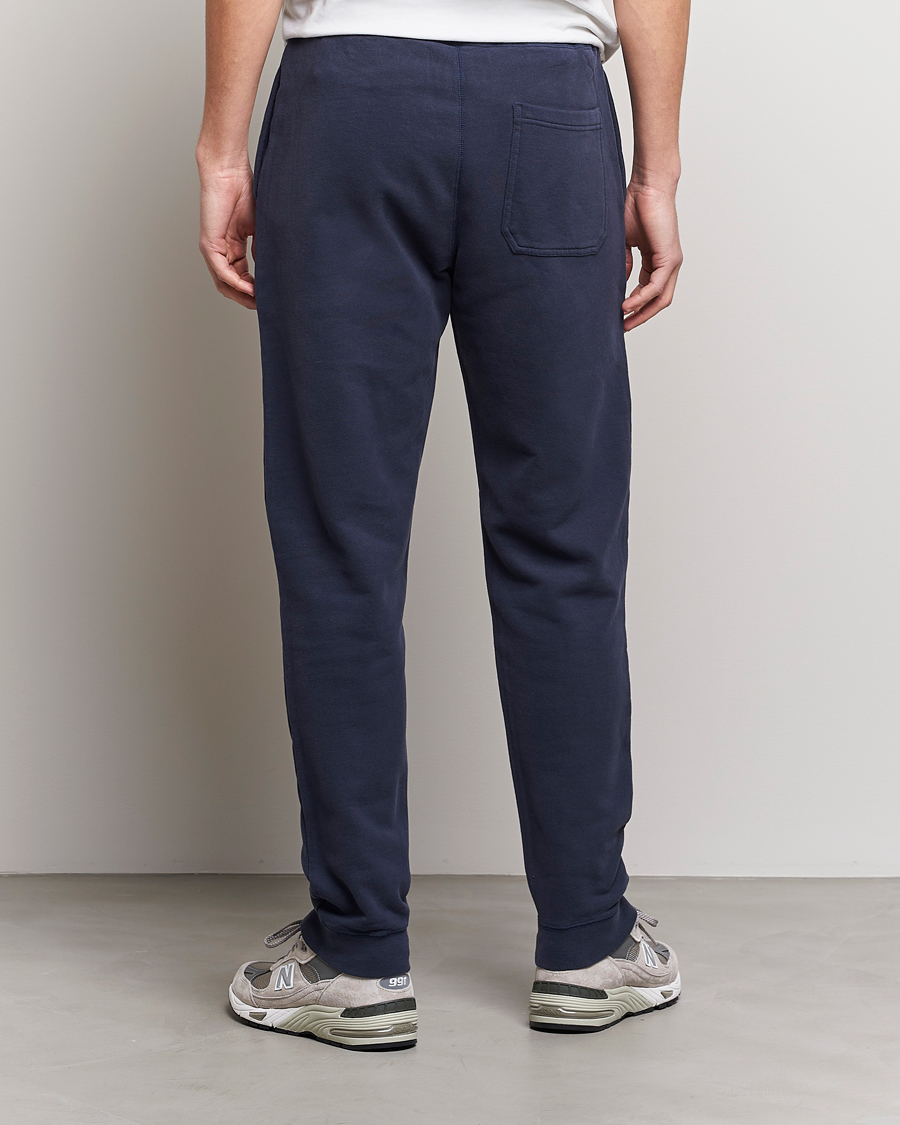 Herr | Byxor | Sunspel | Cotton Loopback Track Pants Navy