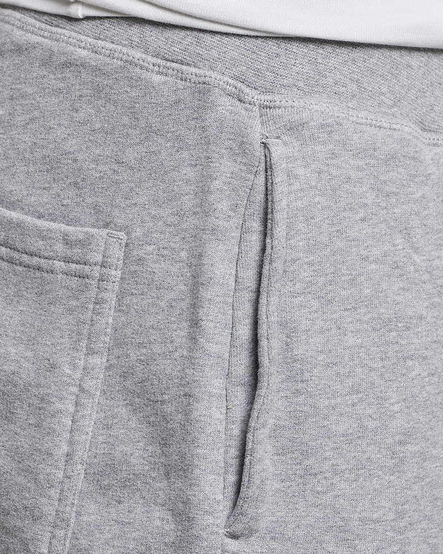 Herr | Byxor | Sunspel | Cotton Loopback Track Pants Grey Melange
