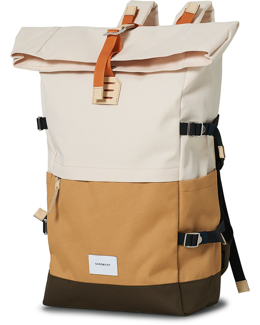Herr | Sandqvist Bernt Cordura Eco Made Roll Top Backpack Multi | Sandqvist | Bernt Cordura Eco Made Roll Top Backpack Multi