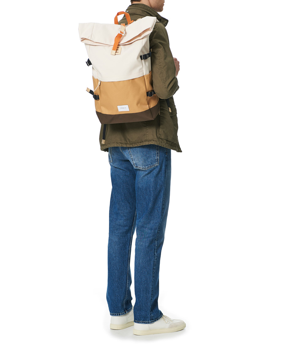 Herr | Sandqvist Bernt Cordura Eco Made Roll Top Backpack Multi | Sandqvist | Bernt Cordura Eco Made Roll Top Backpack Multi