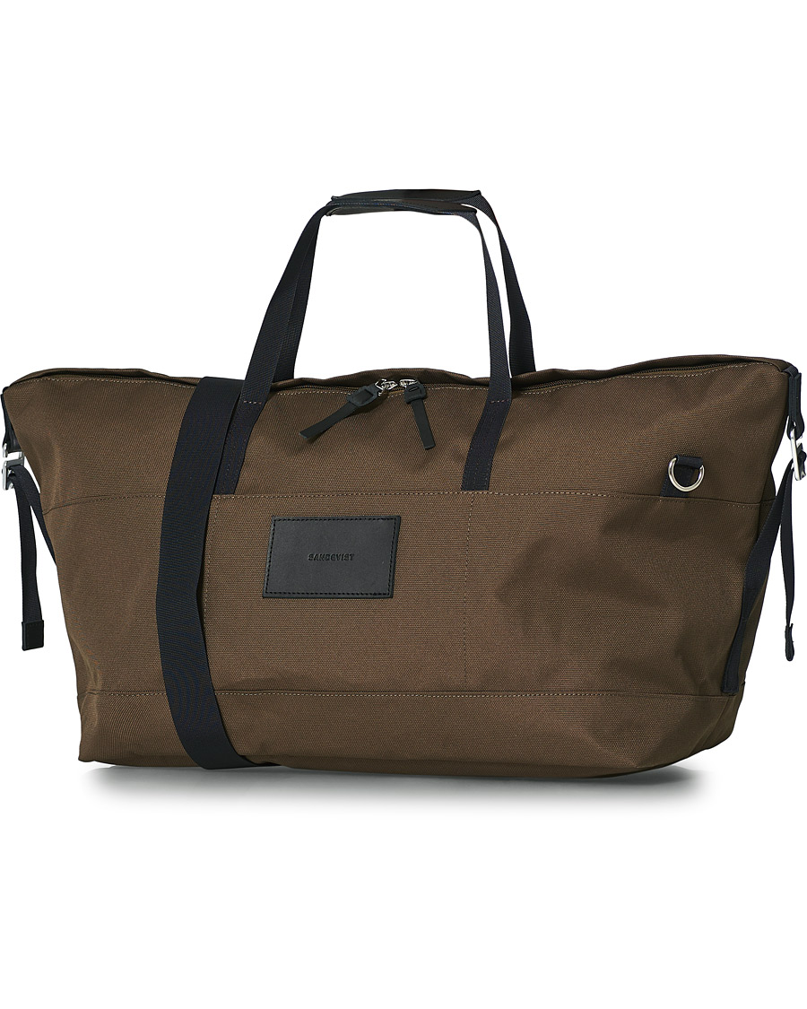 Herr | Sandqvist Milton Cordura Weekend Bag Olive | Sandqvist | Milton Cordura Weekend Bag Olive