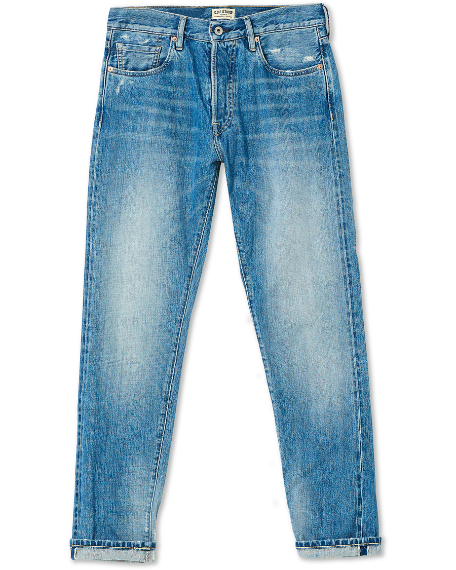 Herr | Jeans | C.O.F. Studio | M7 Tapered 13oz Kuroki Selvedge Jeans Vintage Wash