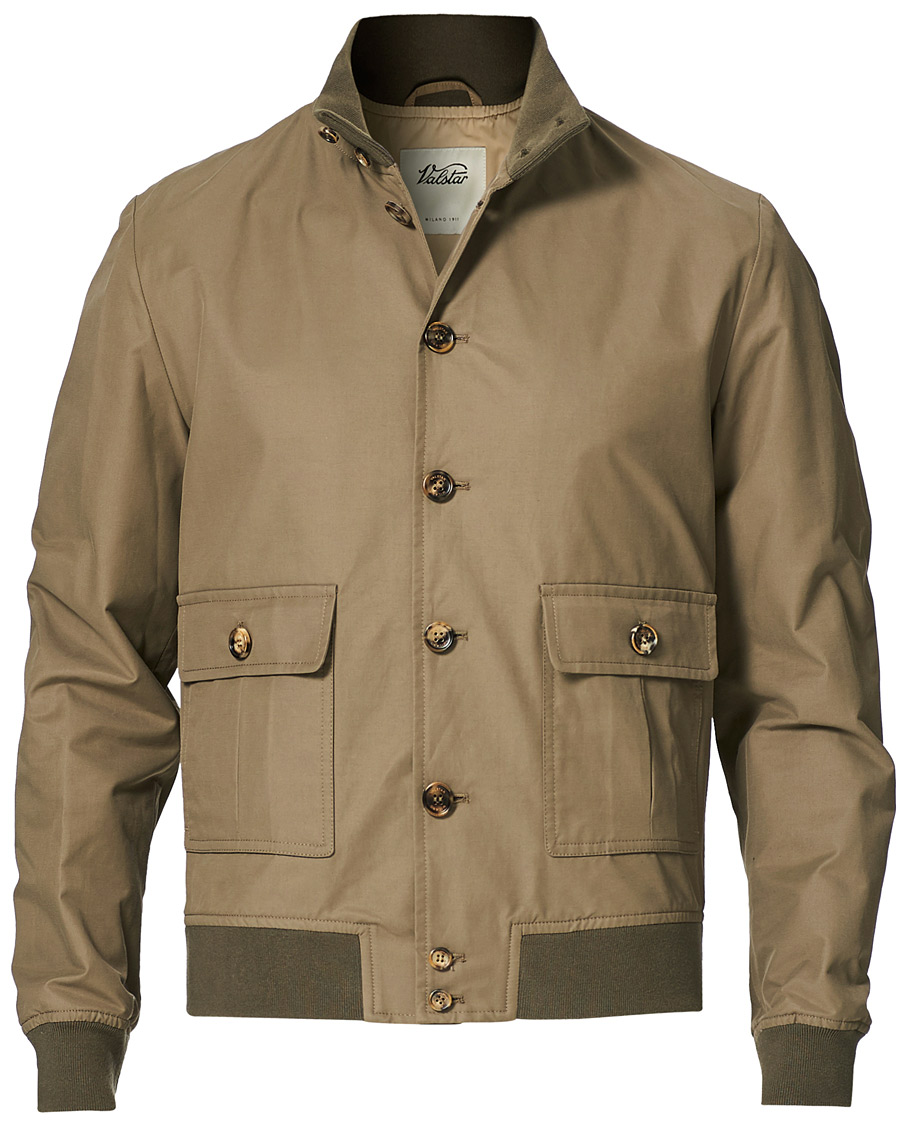 Herr | Jackor | Valstar | Valstarino Water Repellent Cotton Jacket Olive