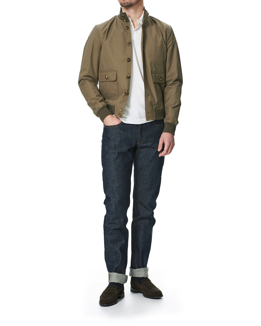 Herr | Jackor | Valstar | Valstarino Water Repellent Cotton Jacket Olive