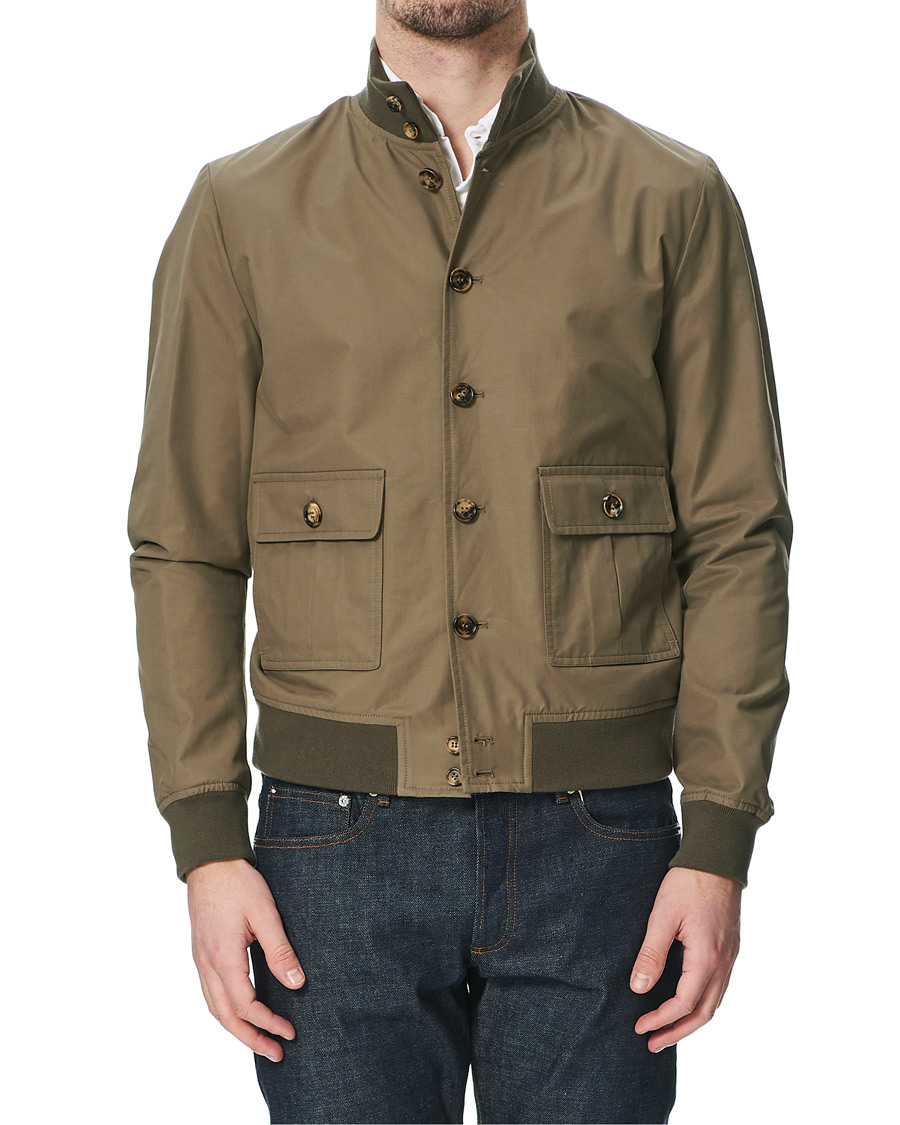 Herr | Jackor | Valstar | Valstarino Water Repellent Cotton Jacket Olive