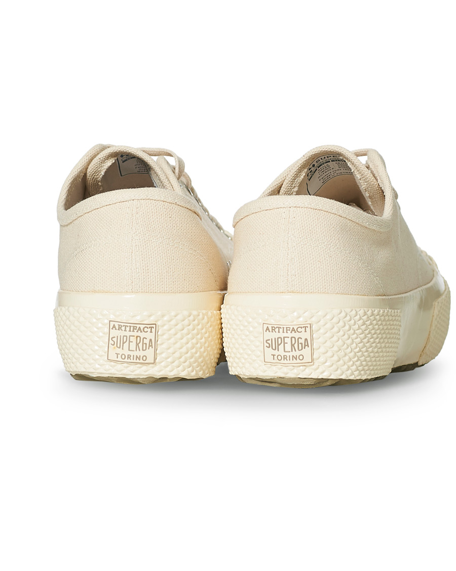 Herr | Superga Artifact MS Japanese Canvas Sneaker White Mastice | Superga | Artifact MS Japanese Canvas Sneaker White Mastice