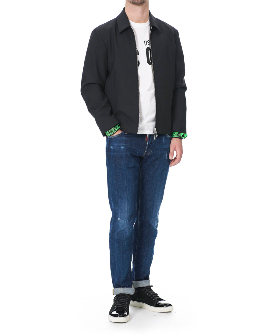 Herr | Jackor | Dsquared2 | Fluo Sign Bomber Jacket Black