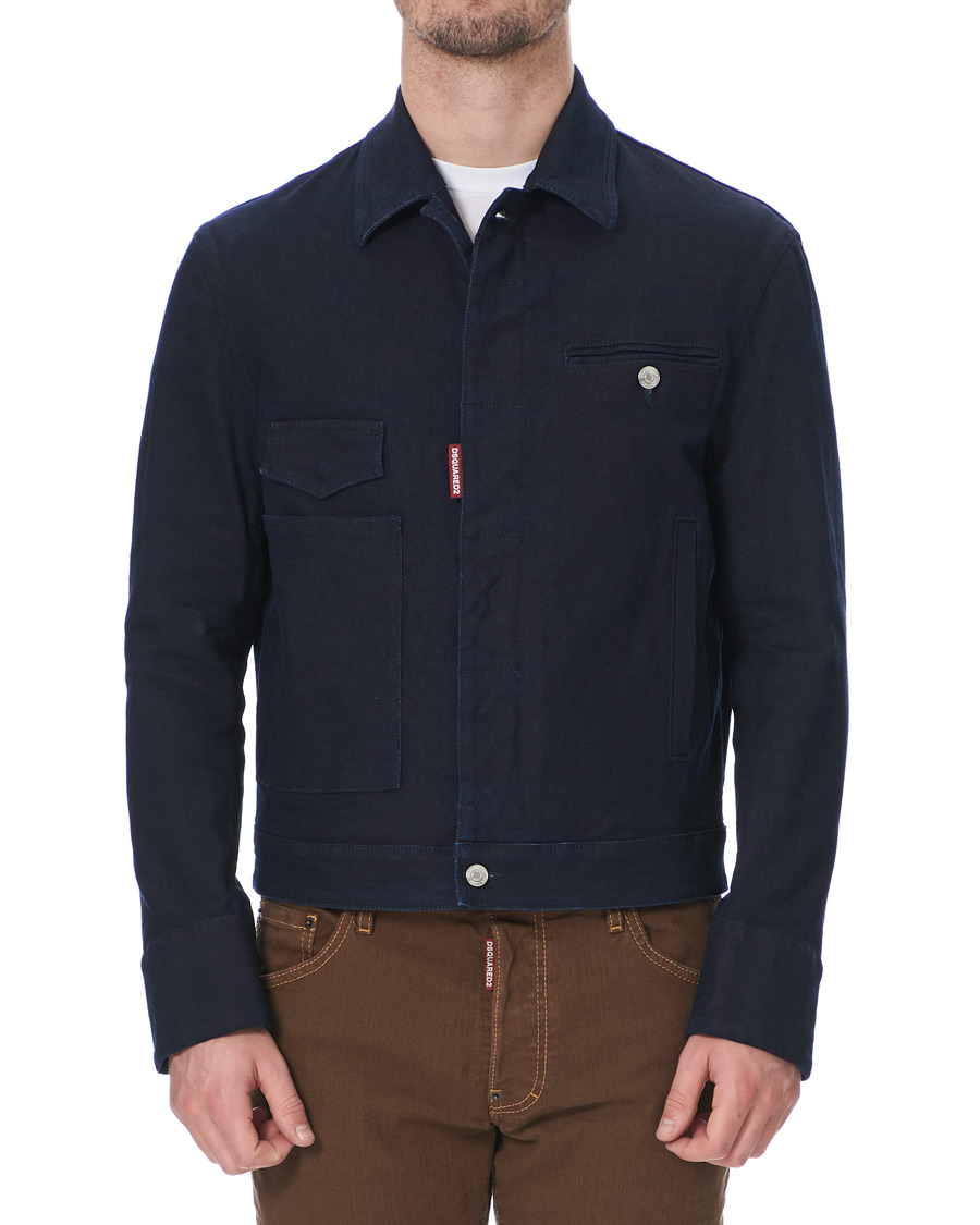 Herr | Jackor | Dsquared2 | Aviator Jacket Blue
